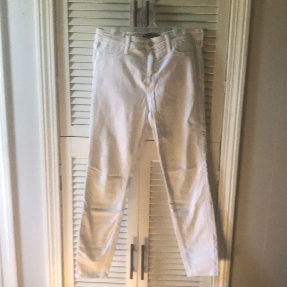 Hollister white jeans